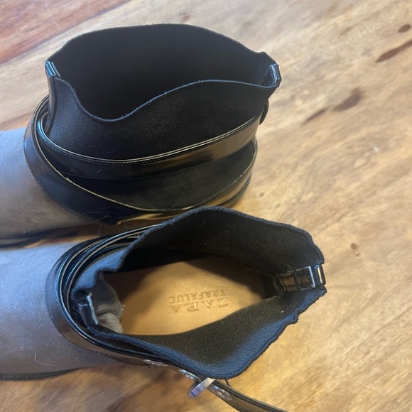 Zara s used once ankle boots size 8 - Picture 5 of 10